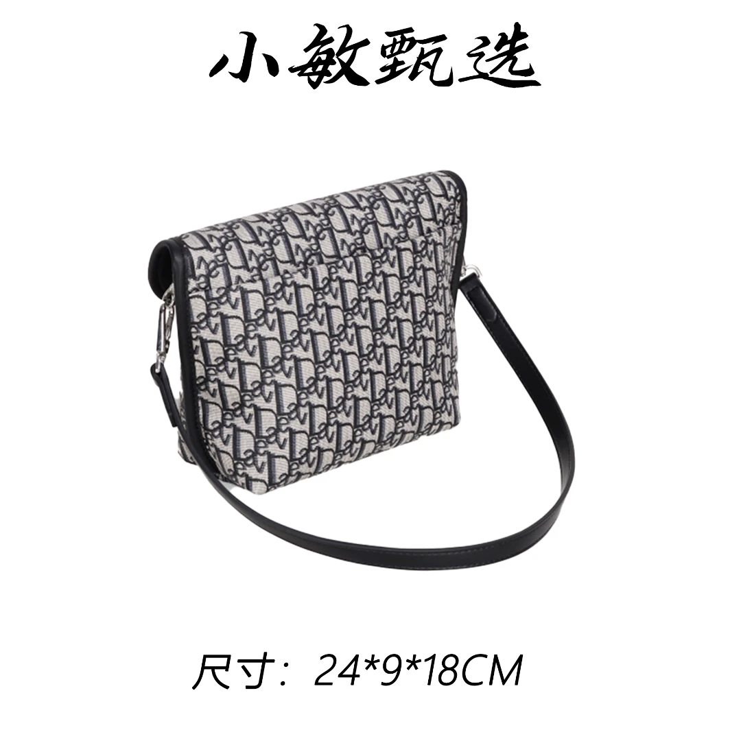 【小敏精选】渠道货GQ-2996-字母黑春夏单时尚单肩女包