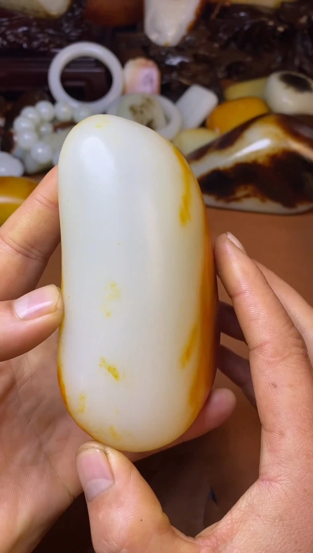 未镶嵌和田玉摆件落****…和田玉