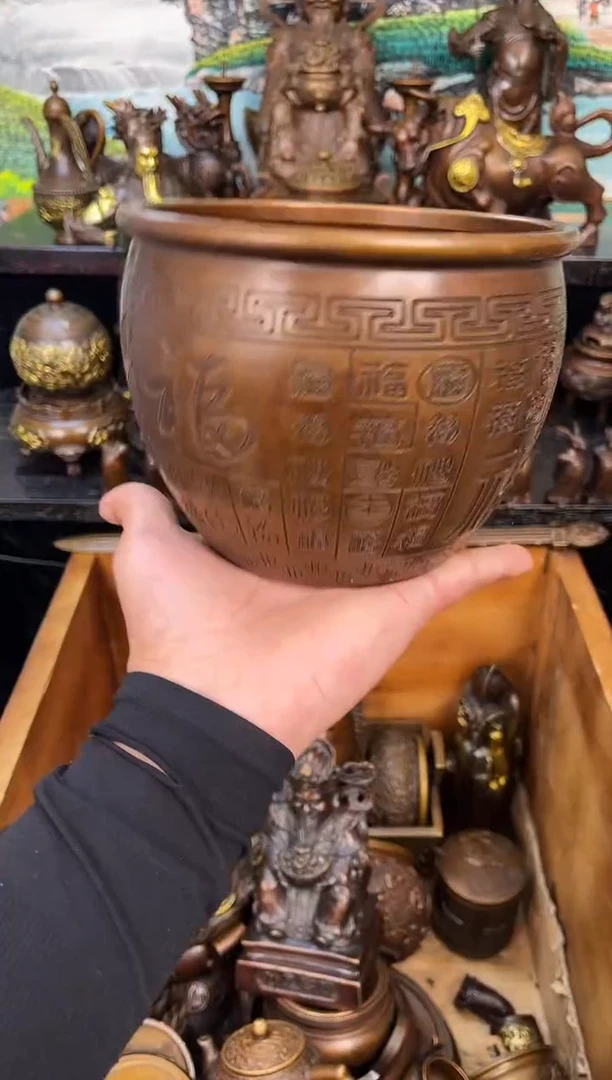鹏哥雅集铜器 甄选摆件