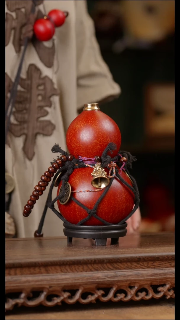 494号精品天然大漆酒葫芦一物一拍~