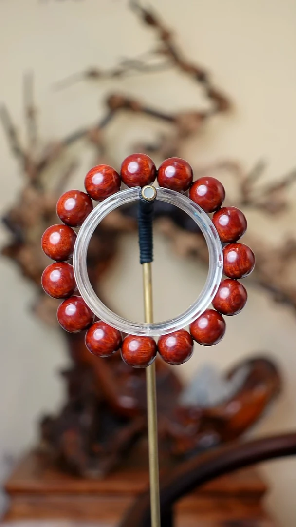 木本降真香红降花梨公高货手串 35g