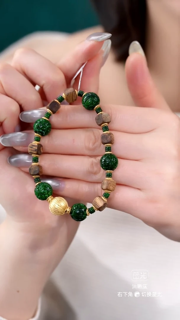 颈饰未镶嵌翡翠手串22