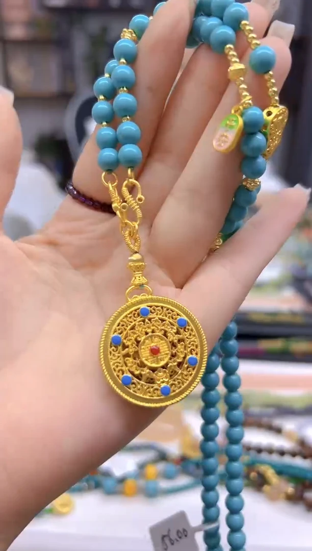 玛瑙/玉髓毛衣链银S925镀金镶嵌DIY款M737