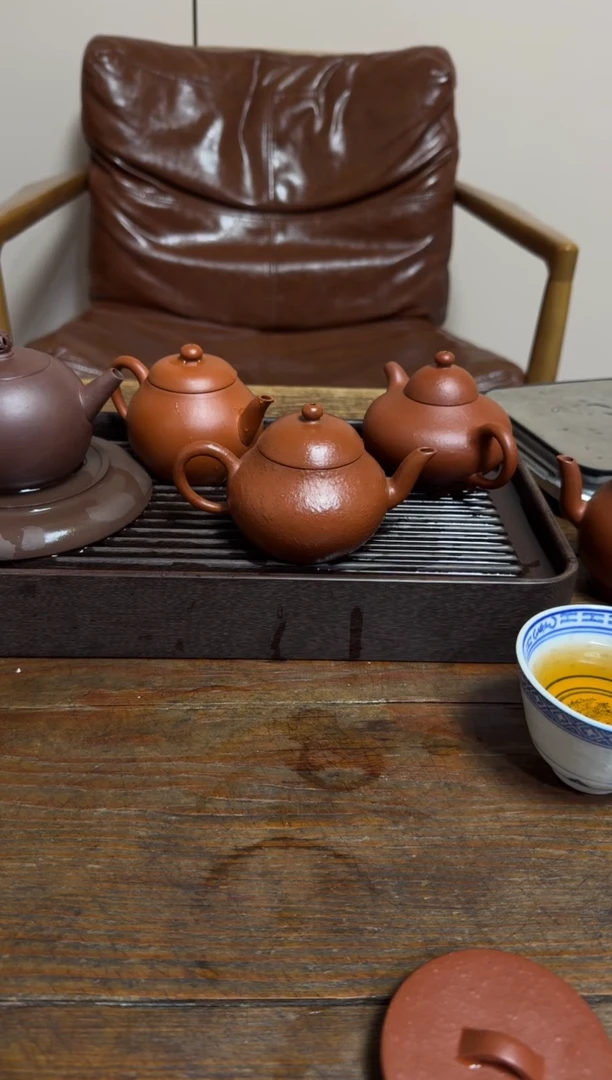 茶壶紫砂?****?粗砂梨行壶2600