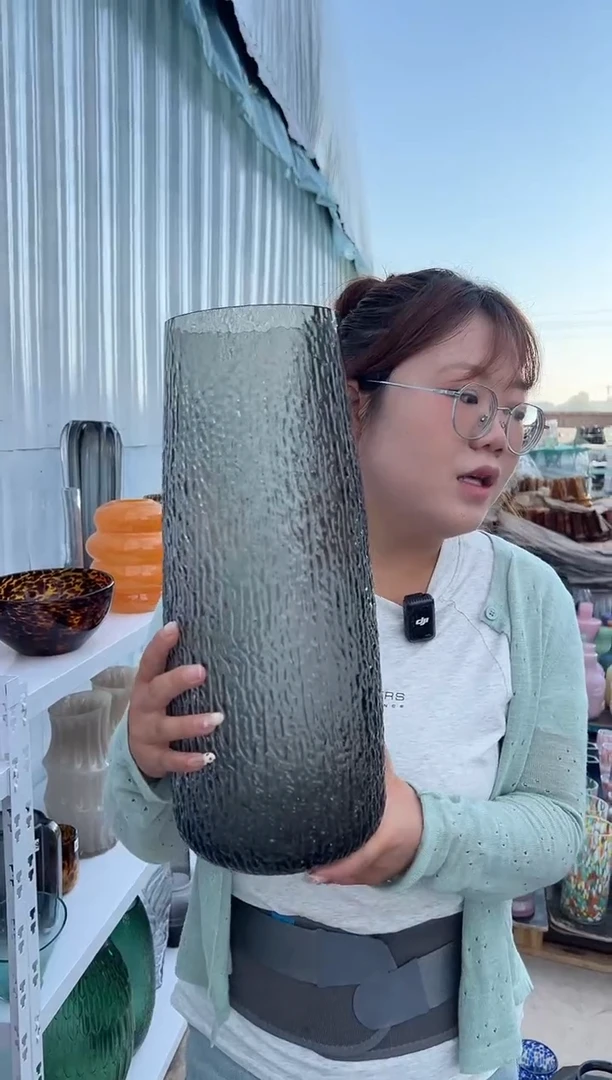 玻璃花瓶用于客厅桌面插花装饰