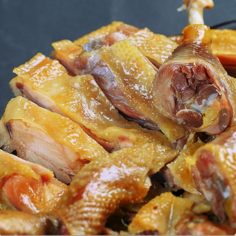 徽州风干鸡咸香紧非切块腊味腌制品传统腊货风味500g*2只