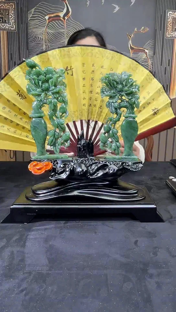 和田玉未镶嵌摆件摆件