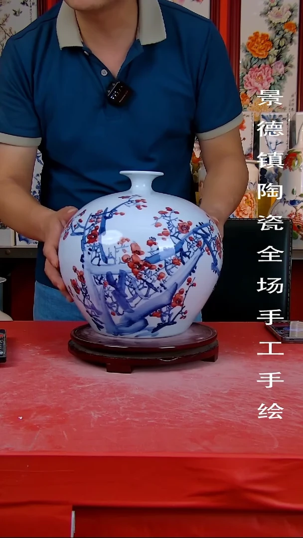 摆件景德镇陶瓷 全场手工手绘2