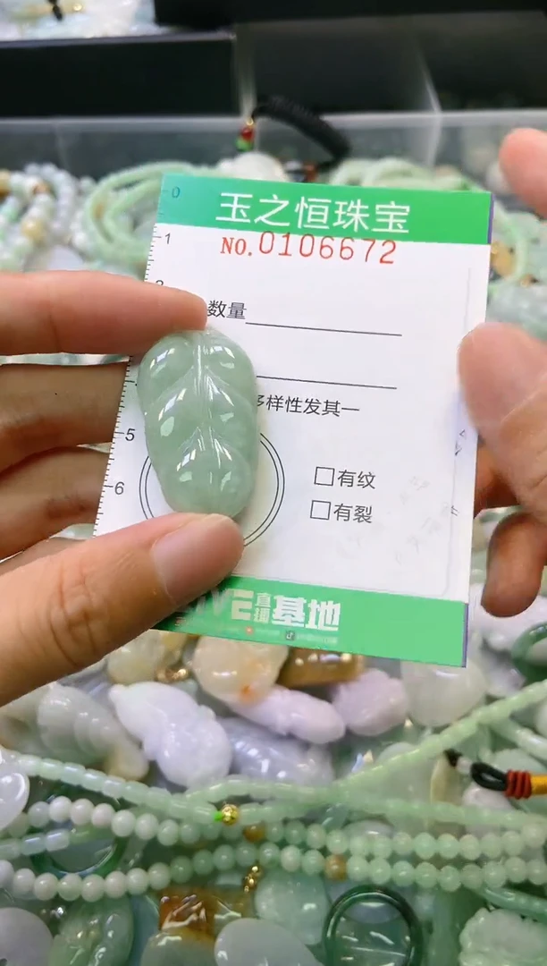 翡翠未镶嵌颈饰闪购0106672