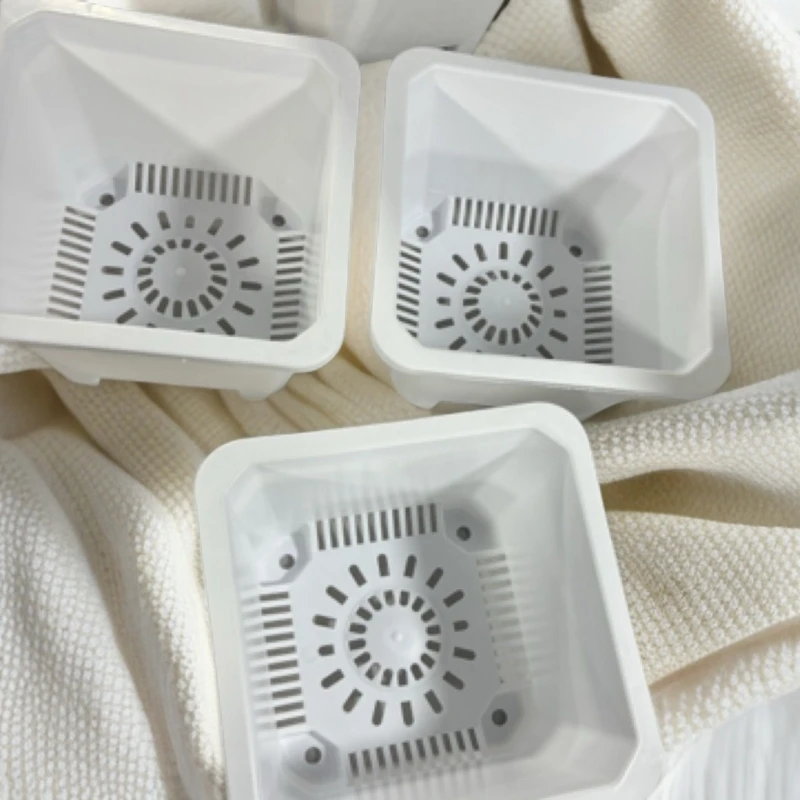 220白方塑料多肉方盆口21高15