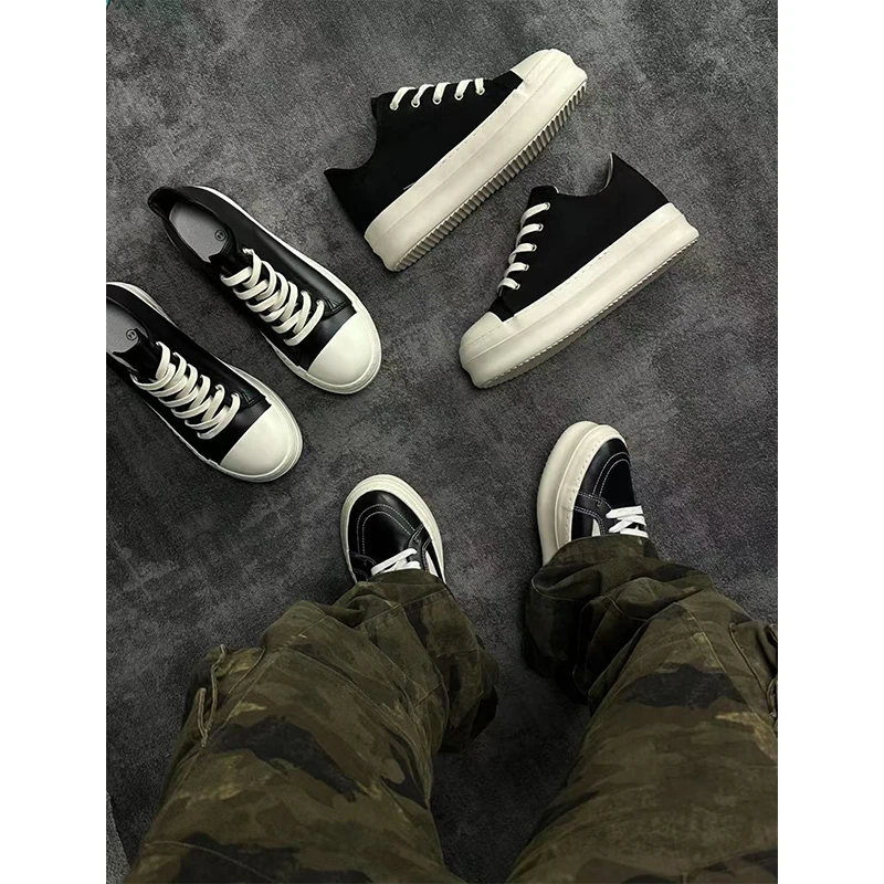 NewRockStarChoppa米奇大头板鞋男 秋冬新款厚底增高百搭休闲鞋子