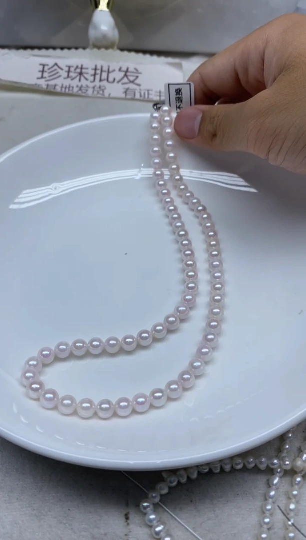 未镶嵌海水珍珠颈饰6-7