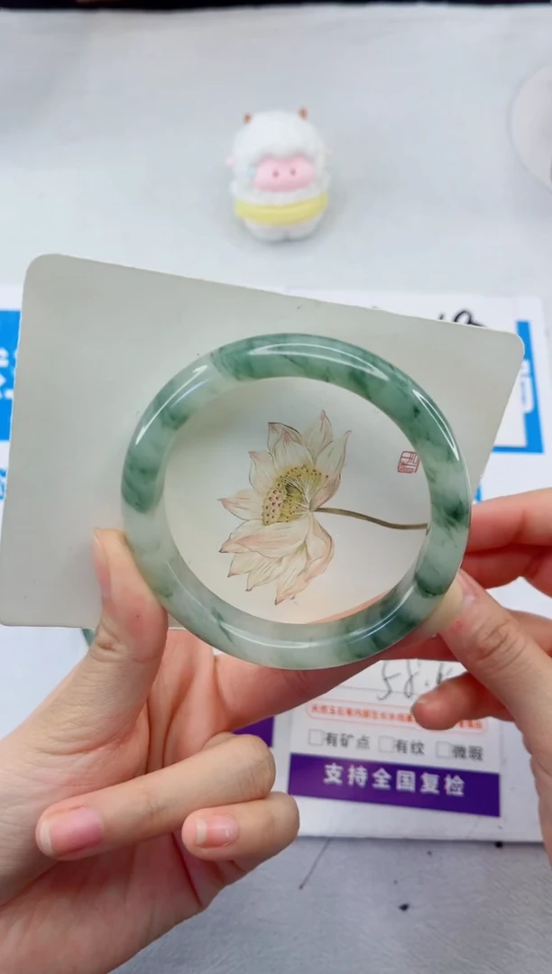 【闪购商品】石英质玉手镯合金318-58.5