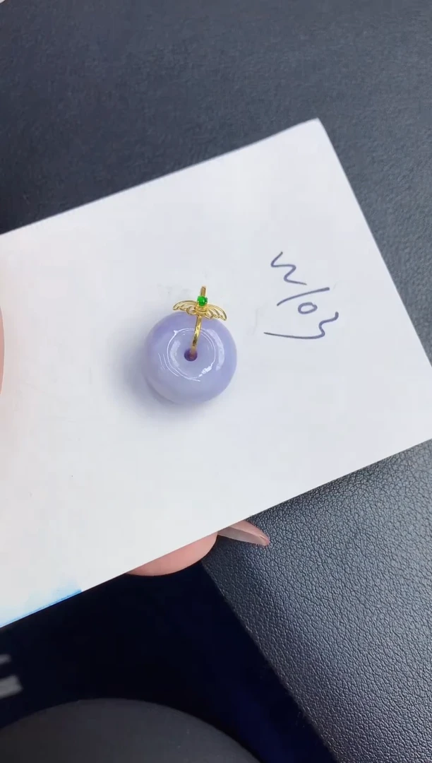 【闪购商品】翡翠颈饰18K金镶嵌0000000000