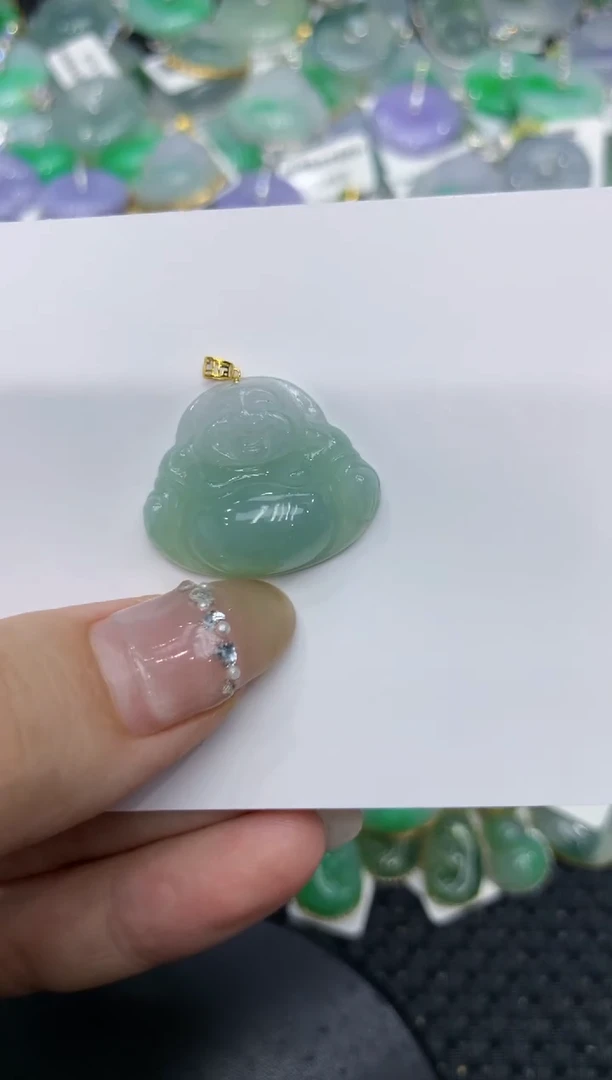 【闪购商品】翡翠颈饰18K金镶嵌222222222
