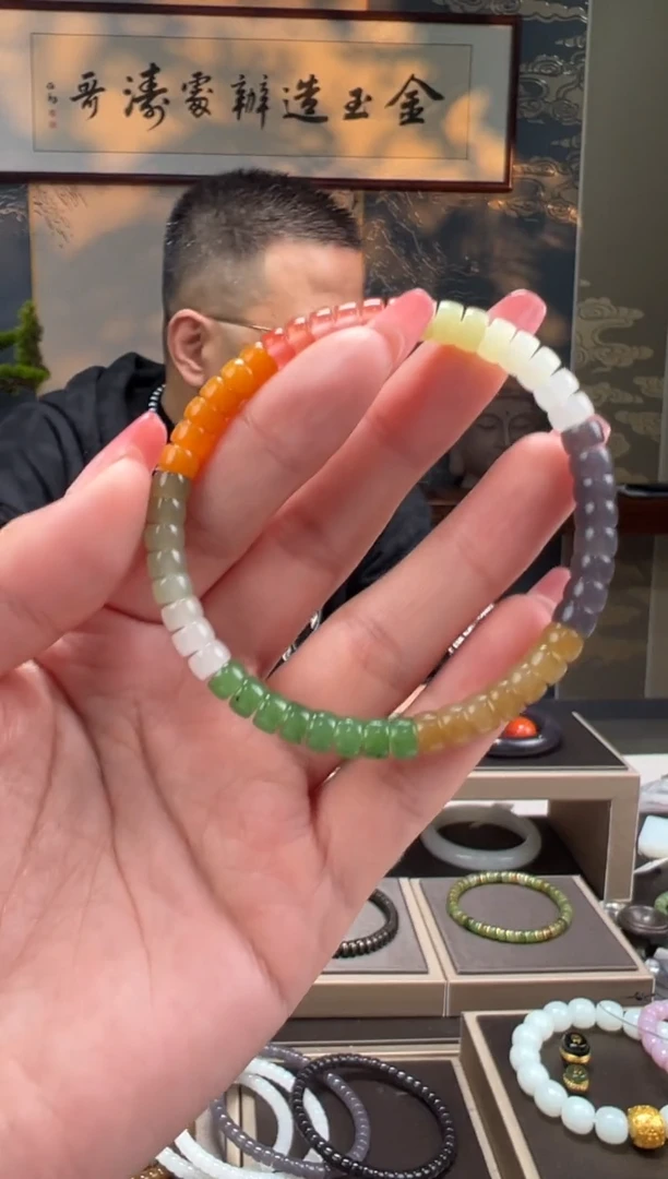 【闪购商品】和田玉手串未镶嵌卡6mm