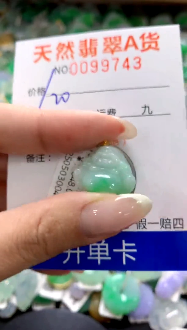 翡翠18K金镶嵌颈饰1111111111111111