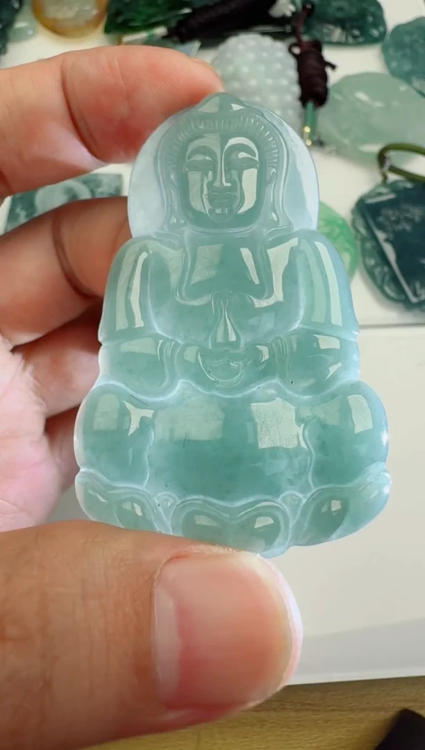 翡翠未镶嵌颈饰多样性随机发其一