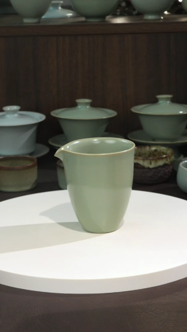 宣宝汝瓷原矿原釉手工作品微微瑕