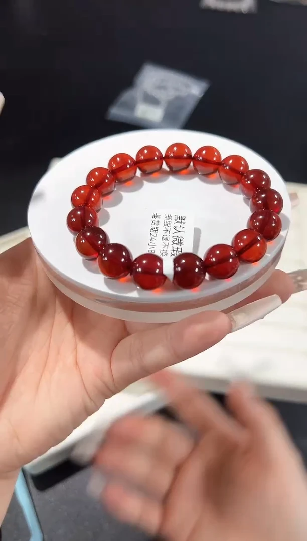 手链血珀未镶嵌78g多样性发其一【1条】默认微瑕11mm