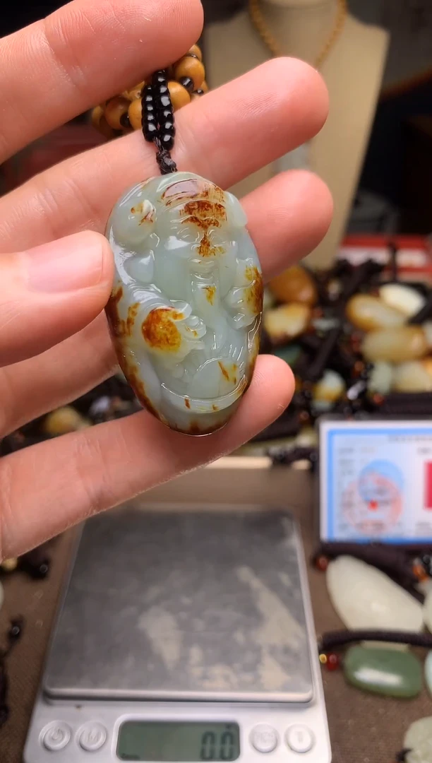 颈饰未镶嵌和田玉新疆料青海料清水和田玉吊坠