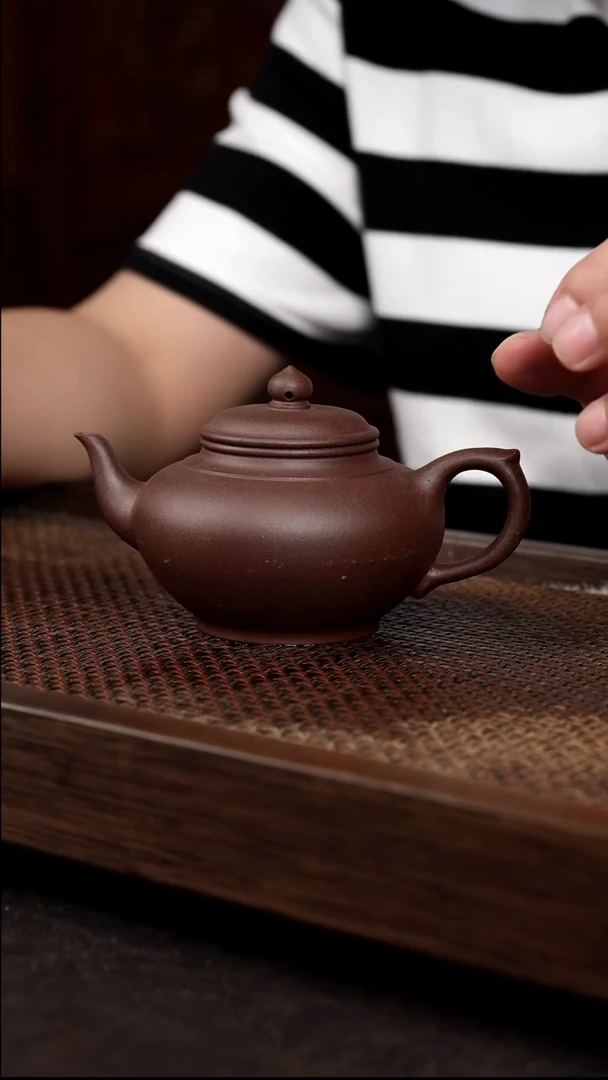 茶壶紫砂紫泥笑樱