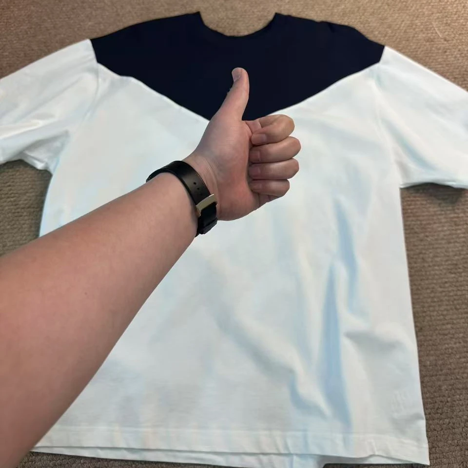 618-马丁叔叔 25新款夏季春夏撞色宽松型T恤潮流设计师-182