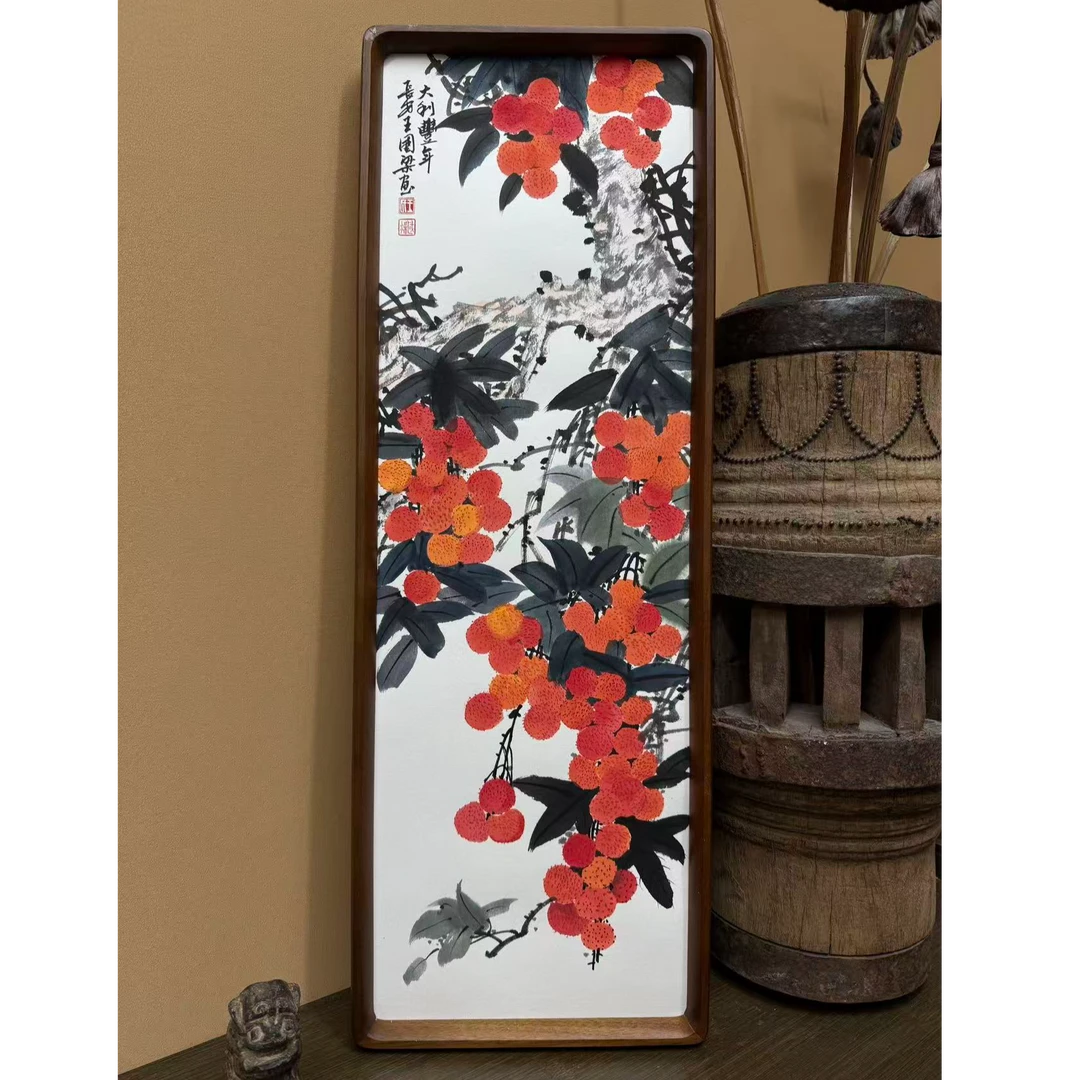 《大利丰年》22×62花鸟装饰画