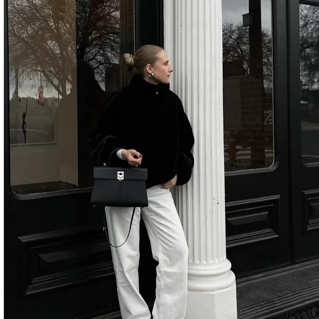 新年的礼物W可时尚手工单肩手拎女士包包