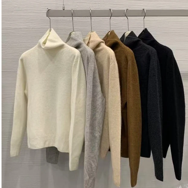 简一遇2024款秋冬多色高领毛衣