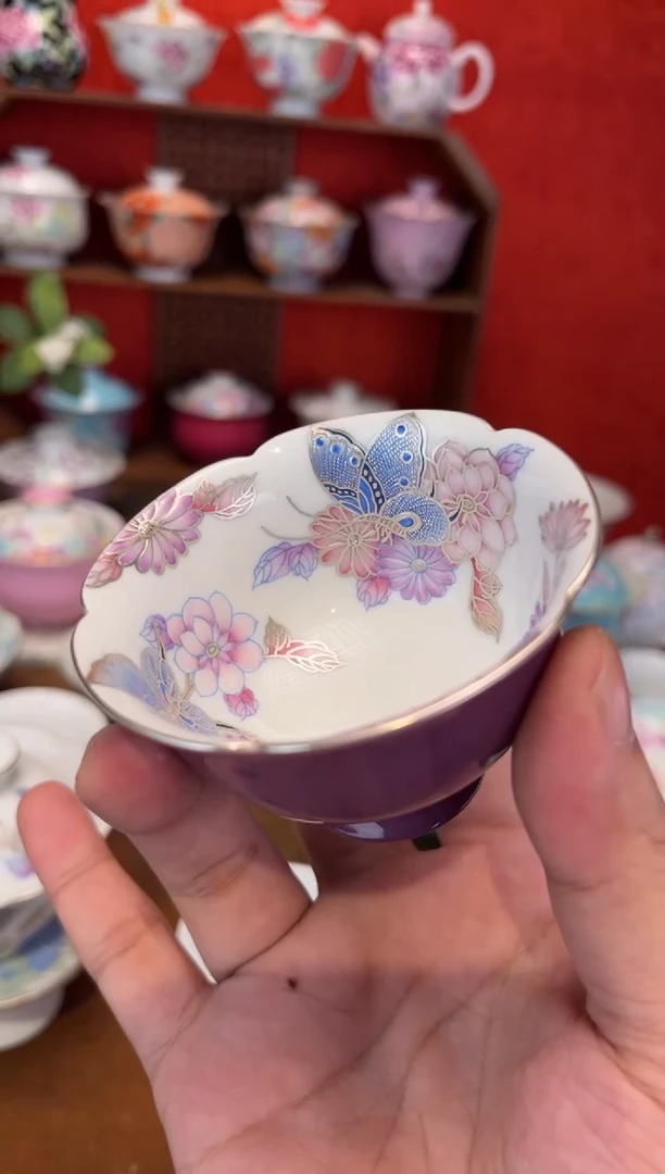 景德镇纯手绘陶瓷茶具