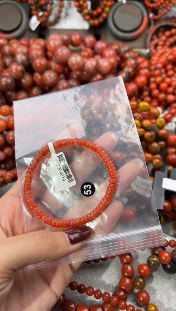 未镶嵌手串南红玛瑙5+
