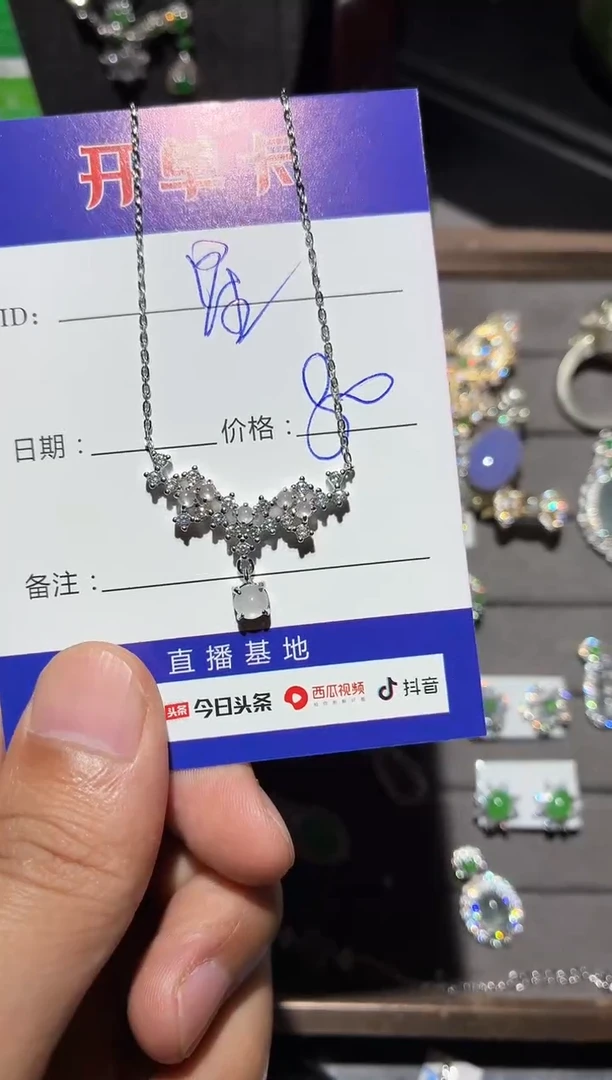 颈饰银S925镶嵌翡翠?**✨0668179999