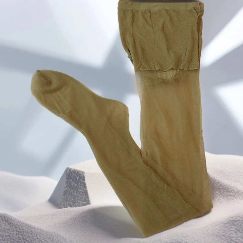 【黛冉】超薄0D时尚性感透明微闪裸感打底裤连裤袜女夏薄款时尚