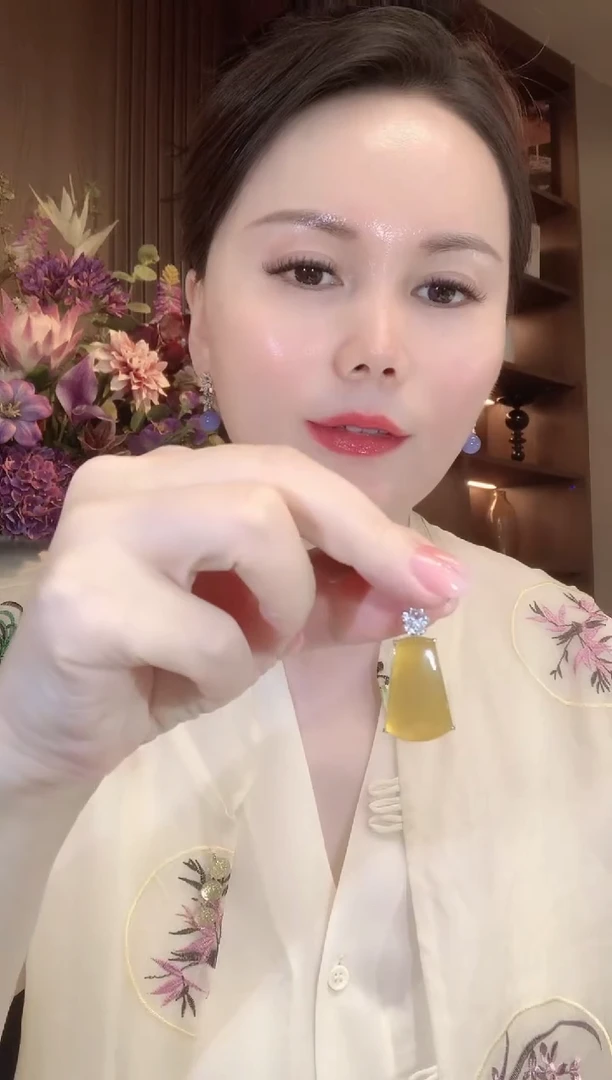 套链18K金镶嵌翡翠D23