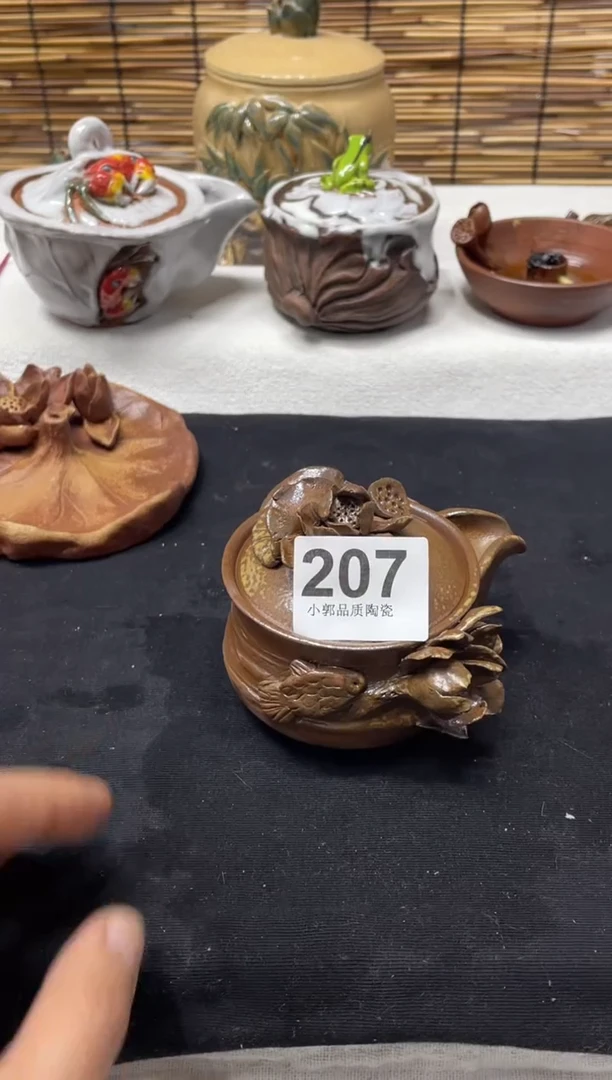 【闪购商品】杯207精美粗陶手工柴烧