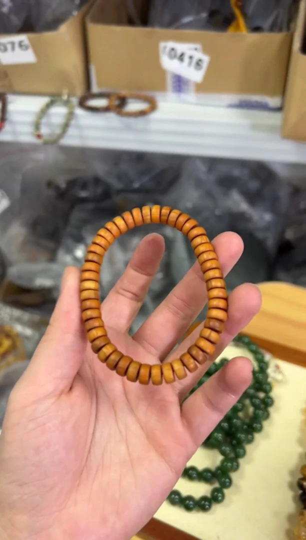 【闪购商品】柏木（崖柏）手串/手链老料崖柏精工药片珠手链[0628]