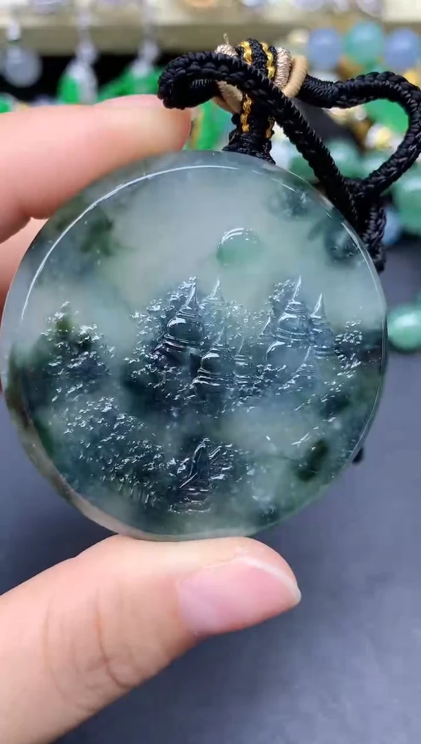 颈饰未镶嵌翡翠67-雪姐翡翠天天见