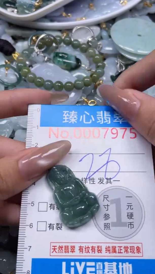 颈饰未镶嵌翡翠7975
