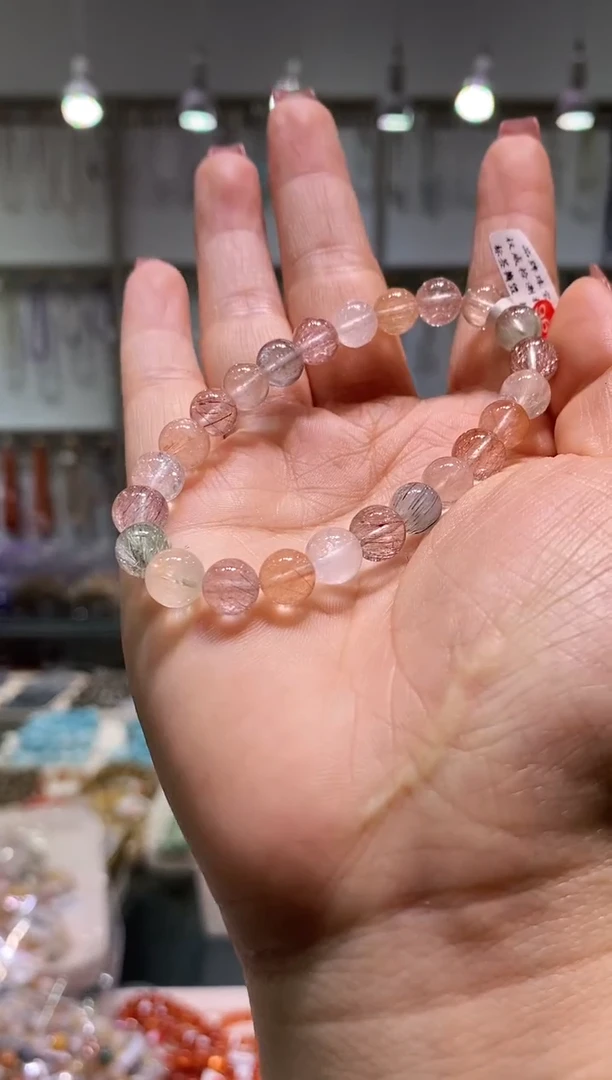 未镶嵌手链水晶多样性发其一兔毛7.5+