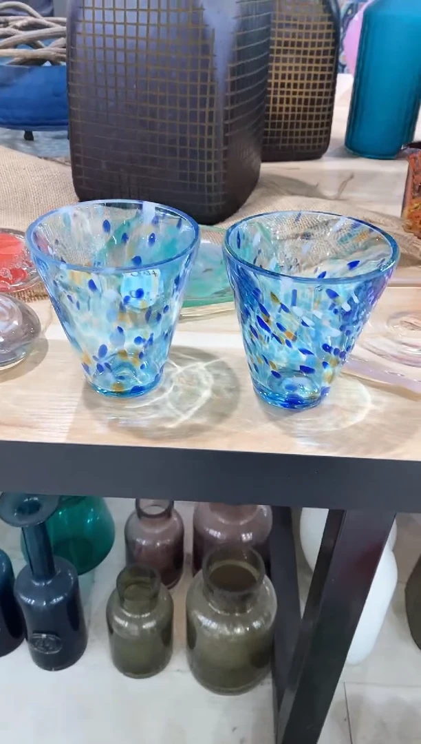 【闪购商品】琉璃慕忆家花瓶一对