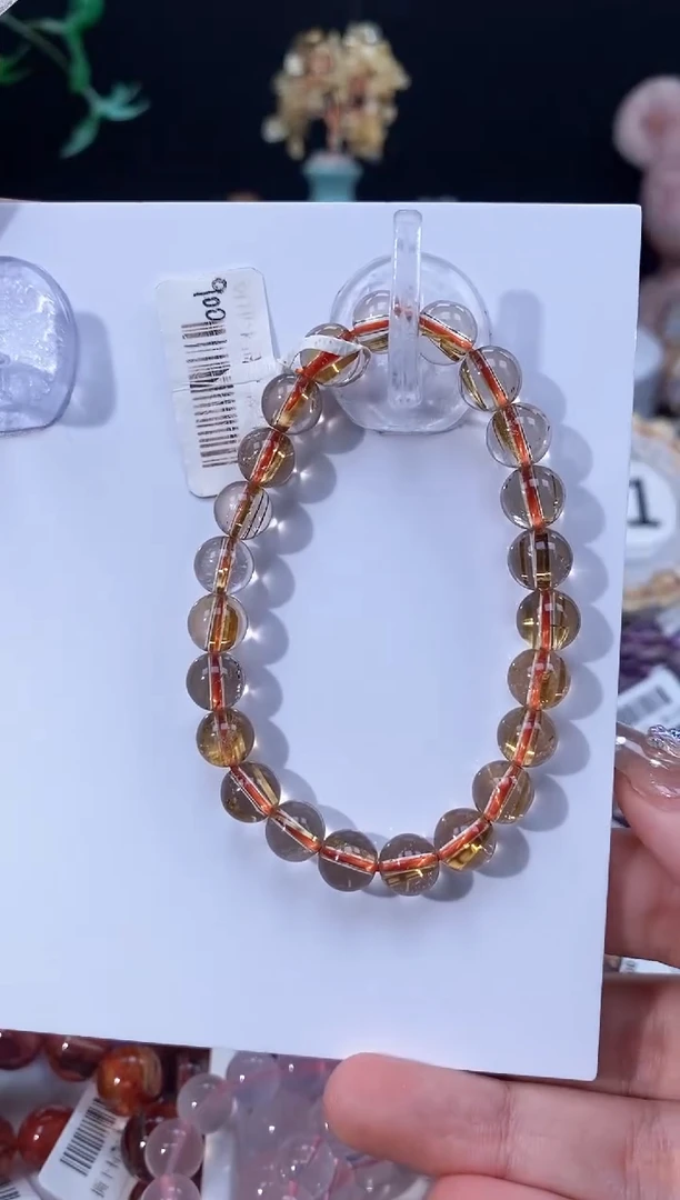 水晶手串未镶嵌钛晶