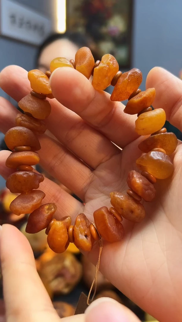 手链琥珀未镶嵌手串