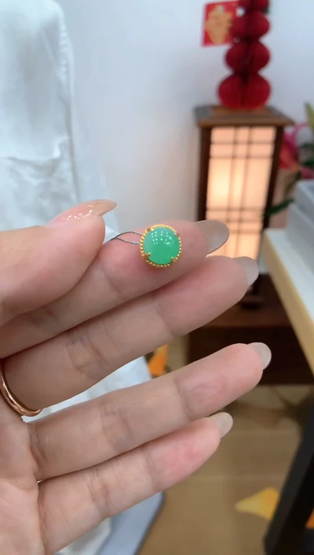 【闪购商品】翡翠颈饰银S925镶嵌挂件