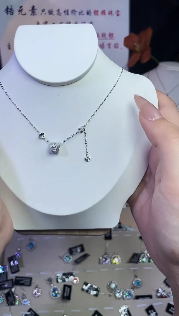 合成立方氧化锆925银编号F0158