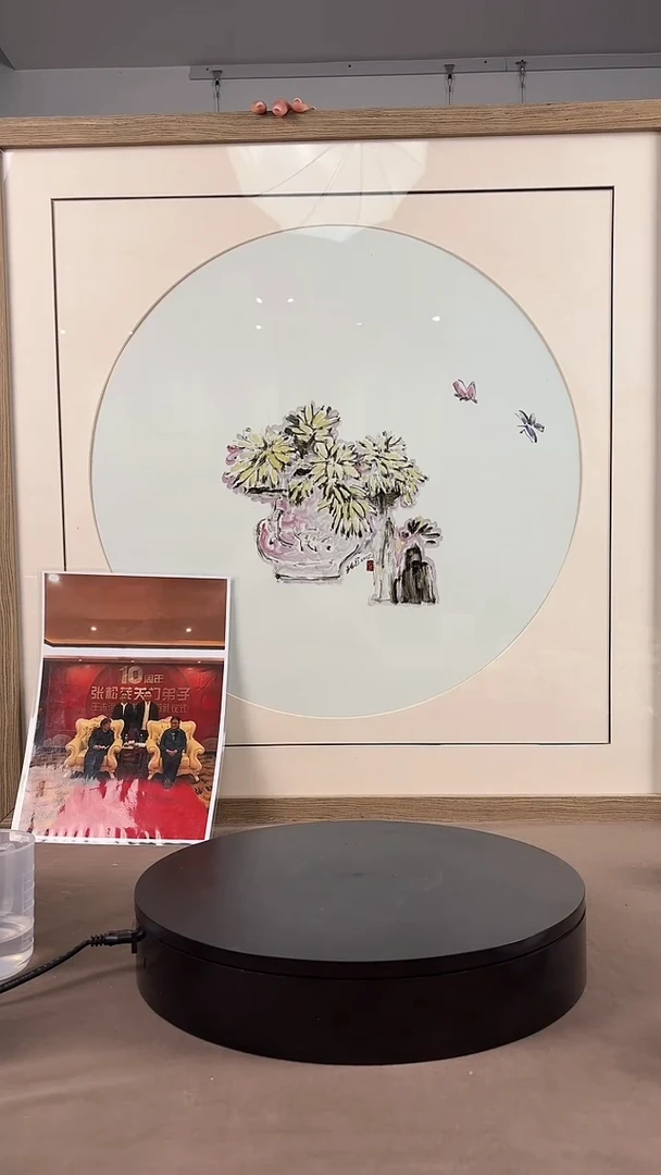 瓷版画陶瓷王志远手工手绘瓷板画