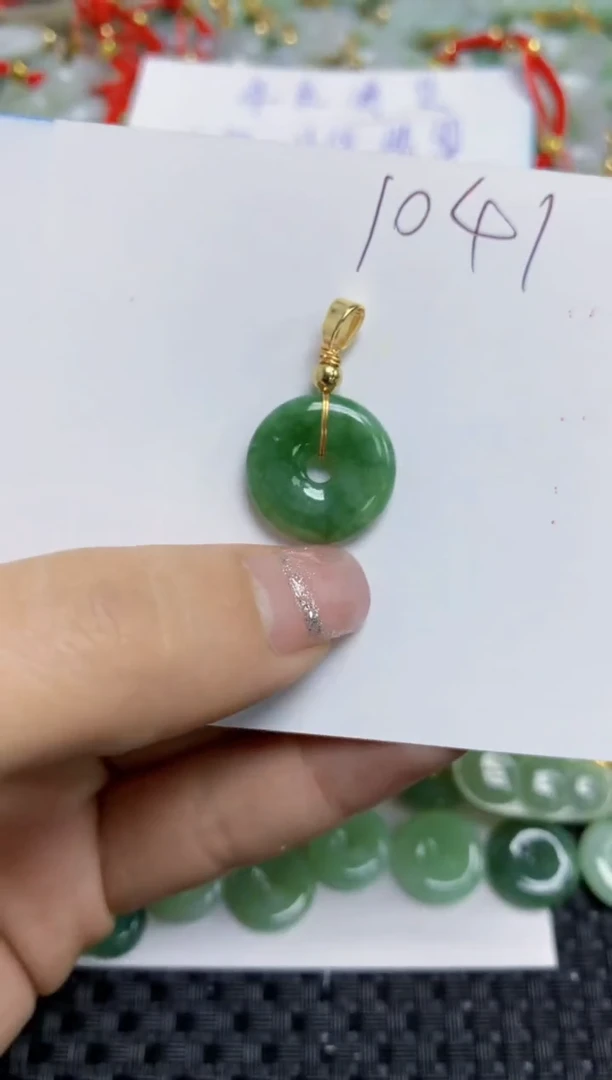 【闪购商品】翡翠颈饰合金天然A货翡翠