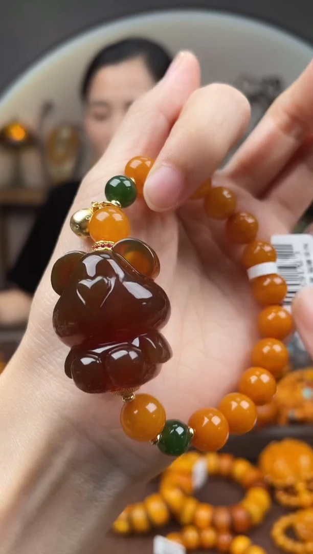 裸石琥珀未镶嵌首饰 假1赔4（多样性发货1件