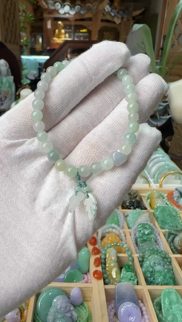 未镶嵌手链翡翠手串