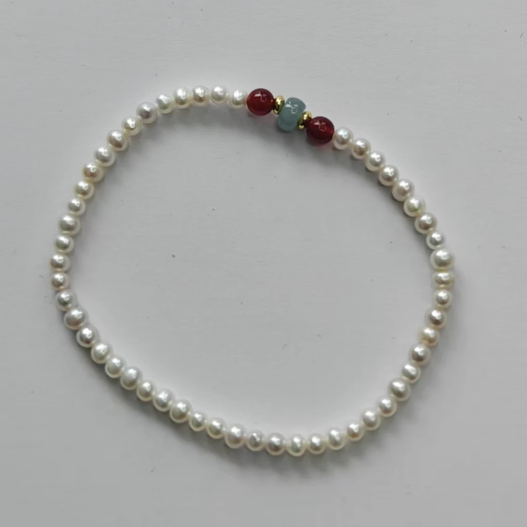 天然淡水珍珠手链Z91